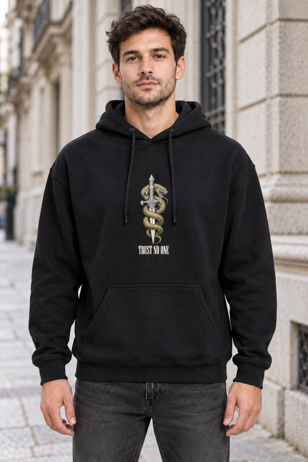Sweat à capuche TRUST NO ONE