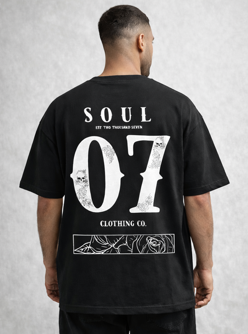 T-shirt Oversize Soul - Noir